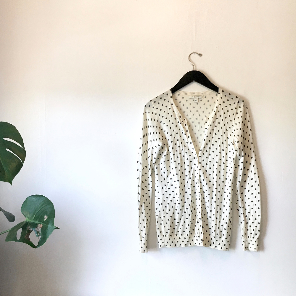 Adorable Polka Dot Cardigan - Banana Republic